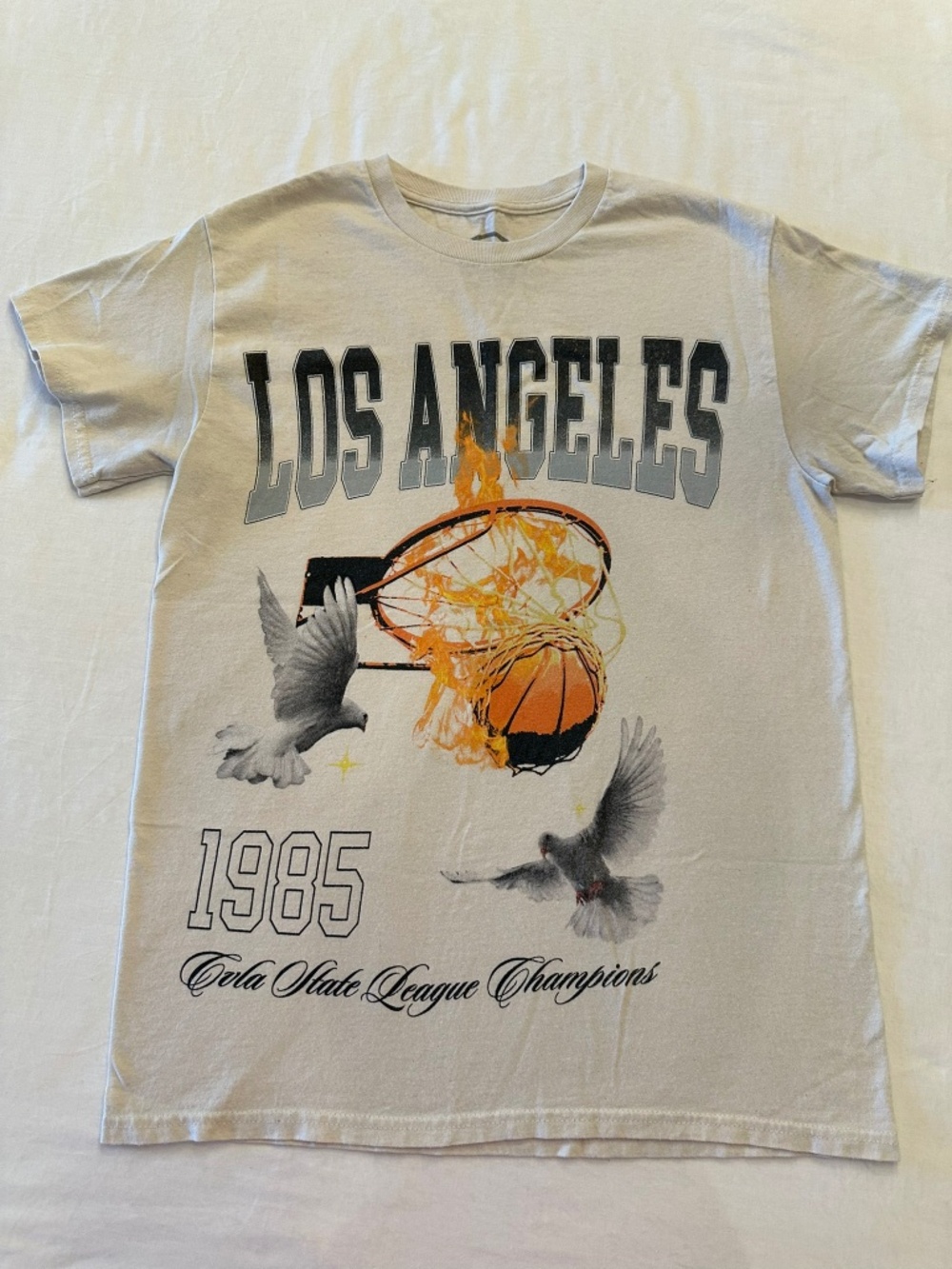 Los Angeles 1995 Championship Graphic Tee Size Small Streetwear